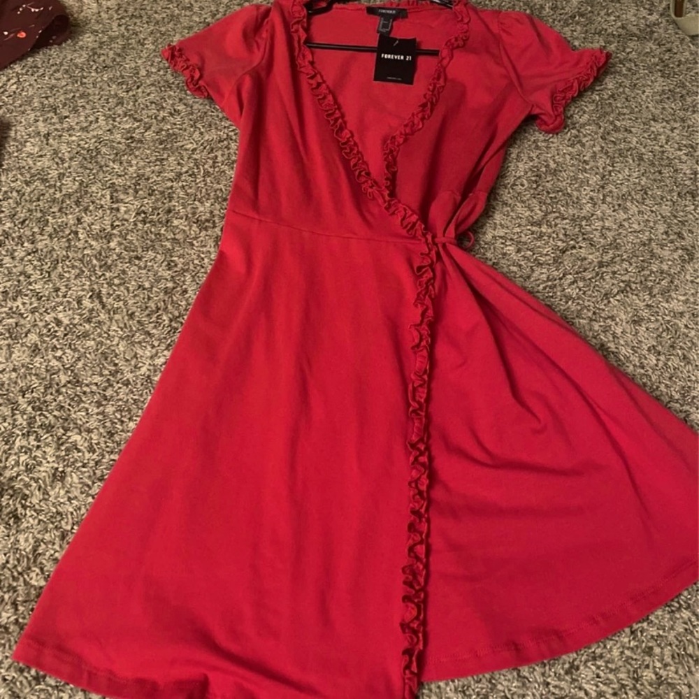 Women’s red dress